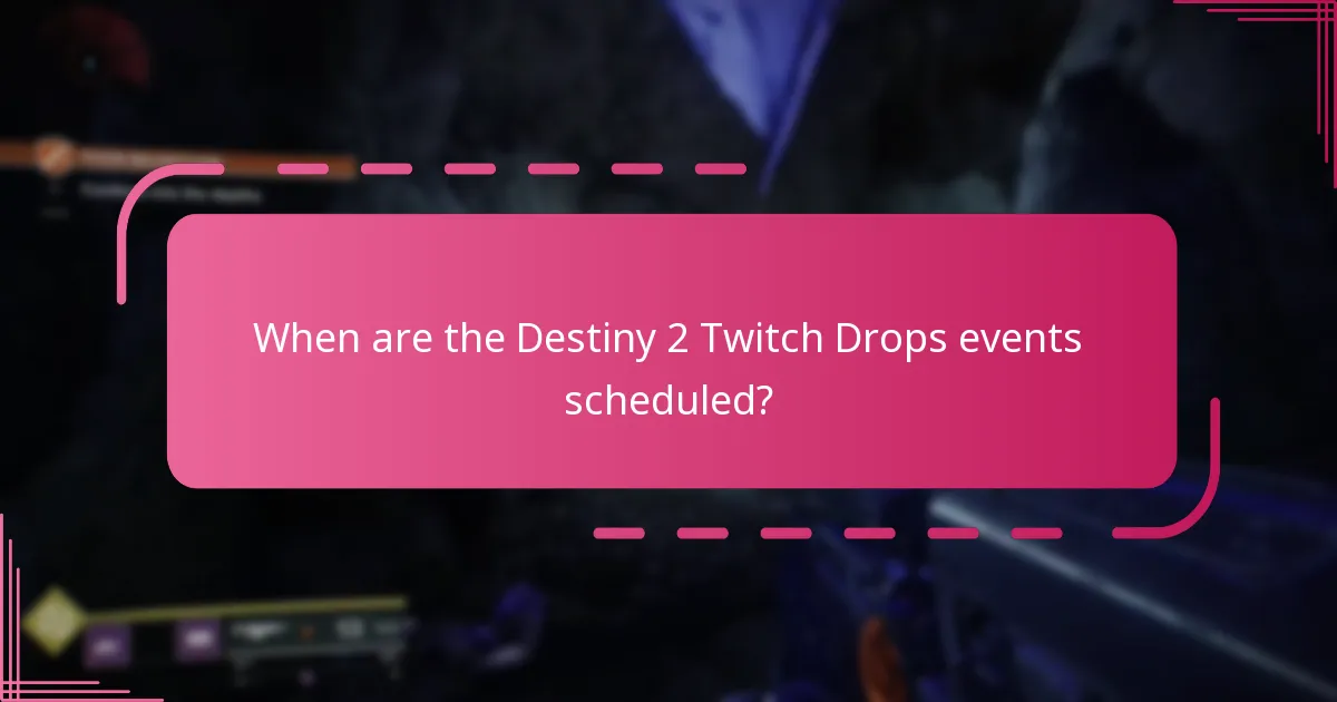 How do I claim my Destiny 2 Twitch Drops?