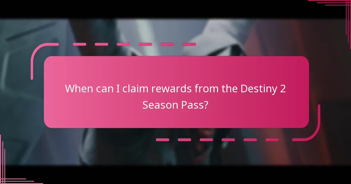 Which rewards are available in the current Destiny 2 Season Pass?